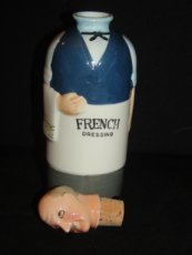 Vintage CMI Figural French Salad Dressing Man Cruet 